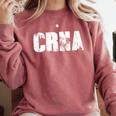 CRNA Nurse Graduation Nurse Anesthetist Shirt Comfort Colors Sweatshirt Crimson