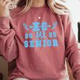 Cross Country Senior Night Senior 2025 Graduation Party 25 Comfort Colors Sweatshirt Crimson