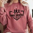 Cross Country Senior Night Senior 2025 Graduation Party 40 Comfort Colors Sweatshirt Crimson