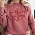 Cross Country Senior Night Senior 2025 Graduation Party 48 Comfort Colors Sweatshirt Crimson