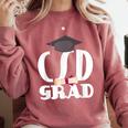 CSD Masters Graduation Men Women Son Daughter Comfort Colors Sweatshirt Crimson