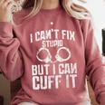 I Cuff Stupid Police Officer T Shirt Academy Graduation Comfort Colors Sweatshirt Crimson