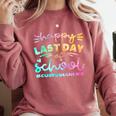 Custodian Life Graduation Day Last Day Of School Tie Dye Comfort Colors Sweatshirt Crimson