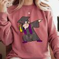 Dabbing Graduate For Graduation Men Dab Cute T Shirt Comfort Colors Sweatshirt Crimson