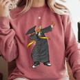 Dabbing Graduation Class Of 2023 Shirt History Month Comfort Colors Sweatshirt Crimson
