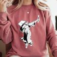Dabbing Graduation Class Of 2025 Men Graduation Comfort Colors Sweatshirt Crimson
