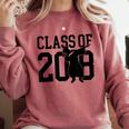 Dabbing Graduation Shirt Class Of 2018 Comfort Colors Sweatshirt Crimson
