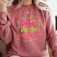DEng Doctor Of Engineering Doctorate Graduation Comfort Colors Sweatshirt Crimson