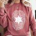 Deputy Sheriff DNA Sheriff Graduation 6 Star Badge Comfort Colors Sweatshirt Crimson