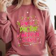 DMSc Doctor Of Medical Science Doctorate Graduation Comfort Colors Sweatshirt Crimson