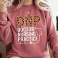 DNP Doctor Of Nursing Practice Medical School Graduation Comfort Colors Sweatshirt Crimson