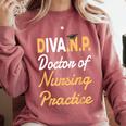 DNP Doctoral Graduation For Doctor Of Nursing Practice Comfort Colors Sweatshirt Crimson