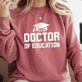 Doctor Of Education 2026 EDD Doctoral Degree Graduation Comfort Colors Sweatshirt Crimson