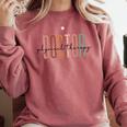 Doctor Of Physical Therapy DPT Student Graduation Comfort Colors Sweatshirt Crimson
