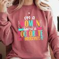 Doctorate Degree PhD Graduation PsyD Woman EdD Psychology Comfort Colors Sweatshirt Crimson