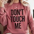 Don't Touch Me Introvert Antisocial Introverted Comfort Colors Sweatshirt Crimson Don't Touch Me Introvert Antisocial Introverted Comfort Colors Sweatshirt Crimson