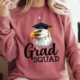 Eagle Grad Squad Class Of 2019 Graduation Comfort Colors Sweatshirt Crimson