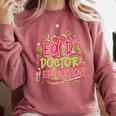 EdD Doctor Of Education For Doctor Of Education Graduation Comfort Colors Sweatshirt Crimson