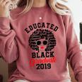 Educated Graduate 2019 Graduation Cute T Shirt Comfort Colors Sweatshirt Crimson