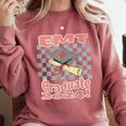 EMT Graduation Class Of 2024 Emergency Medical Tech Medic Comfort Colors Sweatshirt Crimson
