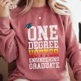 Engineering Graduation Tshirt One Degree Hotter Comfort Colors Sweatshirt Crimson