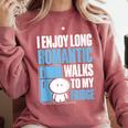 I Enjoy Long Romantic Walks To My Fridge Introvert Comfort Colors Sweatshirt Crimson