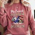 My Favorite Soldier Calls Me Nephew Army Graduation Nephew Comfort Colors Sweatshirt Crimson
