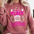 Female Lawyer Women Law Student Graduation Bar Exam Comfort Colors Sweatshirt Crimson