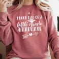 Fifth Grade Graduation Dad Shirt Proud Dad Fifth Grader Comfort Colors Sweatshirt Crimson