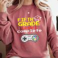 Fifth Grade Graduation Video Game Shirt Comfort Colors Sweatshirt Crimson