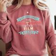 Film Degree Major Shirt Strong Woman Graduation Comfort Colors Sweatshirt Crimson