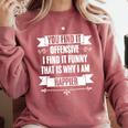 You Find It Offensive I Find It A Sarcastic Introvert Comfort Colors Sweatshirt Crimson You Find It Offensive I Find It A Sarcastic Introvert Comfort Colors Sweatshirt Crimson