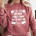 You Find It Offensive I Find It A Sarcastic Introvert Raglan Baseball Tee Comfort Colors Sweatshirt Crimson You Find It Offensive I Find It A Sarcastic Introvert Raglan Baseball Tee Comfort Colors Sweatshirt Crimson