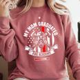 Fire Academy Graduate Firefighter Graduation Comfort Colors Sweatshirt Crimson