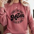 Forget The Grad Mom Survived Class Of 2025 Graduation 2025 Comfort Colors Sweatshirt Crimson