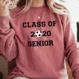 FUN CLASS OF 2020 SENIOR SOCCER GRADUATION GIFT SHIRT Comfort Colors Sweatshirt Crimson