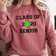 FUN CLASS OF 2020 SENIOR TENNIS GRADUATION GIFT SHIRT Comfort Colors Sweatshirt Crimson