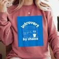 Fun For Introverts Comfort Colors Sweatshirt Crimson Fun For Introverts Comfort Colors Sweatshirt Crimson