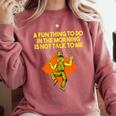 Fun Thing To Do In Morning Is Not Talk To Me Introvert Comfort Colors Sweatshirt Crimson Fun Thing To Do In Morning Is Not Talk To Me Introvert Comfort Colors Sweatshirt Crimson