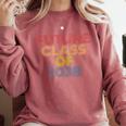 Future Class Of 2038 Graduation Comfort Colors Sweatshirt Crimson