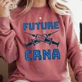 Future CRNA Nurse Anesthetist Student Nursing RN Graduation Comfort Colors Sweatshirt Crimson