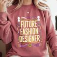 Future Fashion Er Graduation School Toddler Women Men Comfort Colors Sweatshirt Crimson