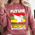 Future HBCU African American Gradute Graduation Comfort Colors Sweatshirt Crimson