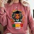 Future HBCU Grad Graduation Students Girl Kids Comfort Colors Sweatshirt Crimson