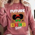 Future HBCU Grad HBCU Tomorrow Girl Graduation Kids Comfort Colors Sweatshirt Crimson