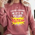 Future Politician Graduation For Kids And Graduates T-Shirt Comfort Colors Sweatshirt Crimson