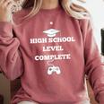 Gamer High School Graduation Shirt Grad Video Tee Comfort Colors Sweatshirt Crimson