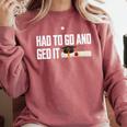 GED Graduation For Him Her Women Men GED Graduate Comfort Colors Sweatshirt Crimson