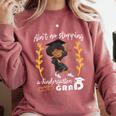 Girl Magic Graduate Kindergarten Graduation 2023 Comfort Colors Sweatshirt Crimson