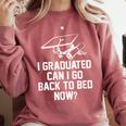 Can I Go Back To Bed Shirt Graduation 2026 For Him Her Comfort Colors Sweatshirt Crimson